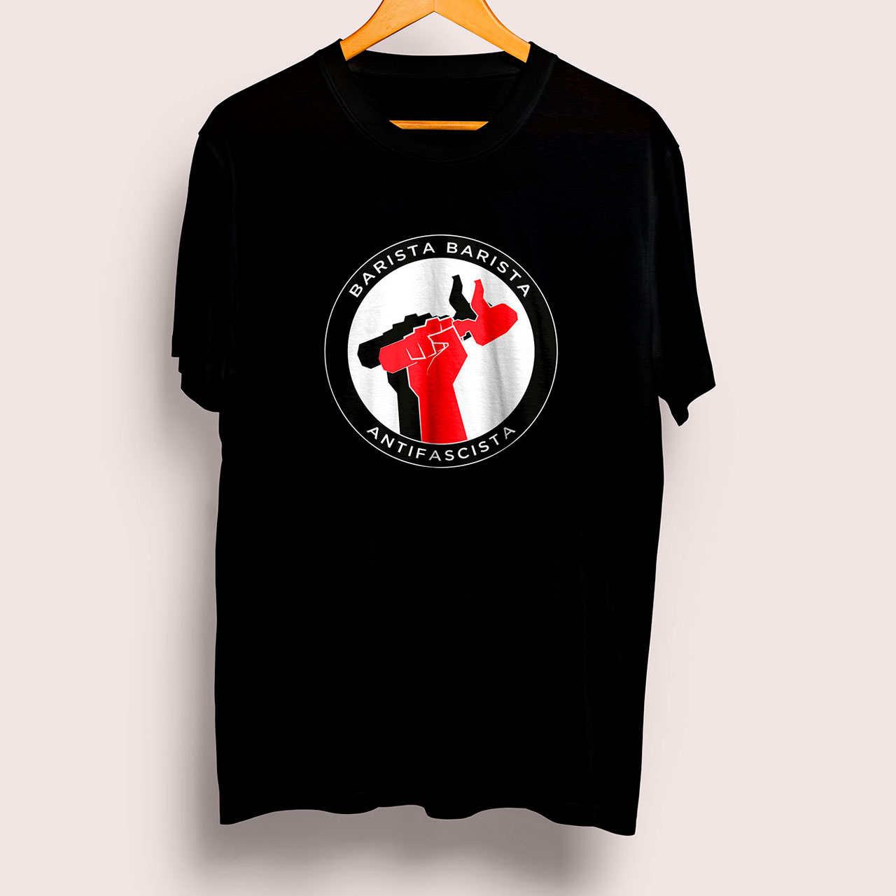Camiseta Barista Antifascista